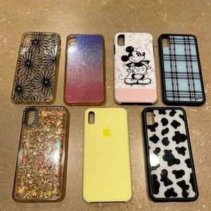 Lot of 7 iPhone XS MAX lot - Apple, Casely, Spade